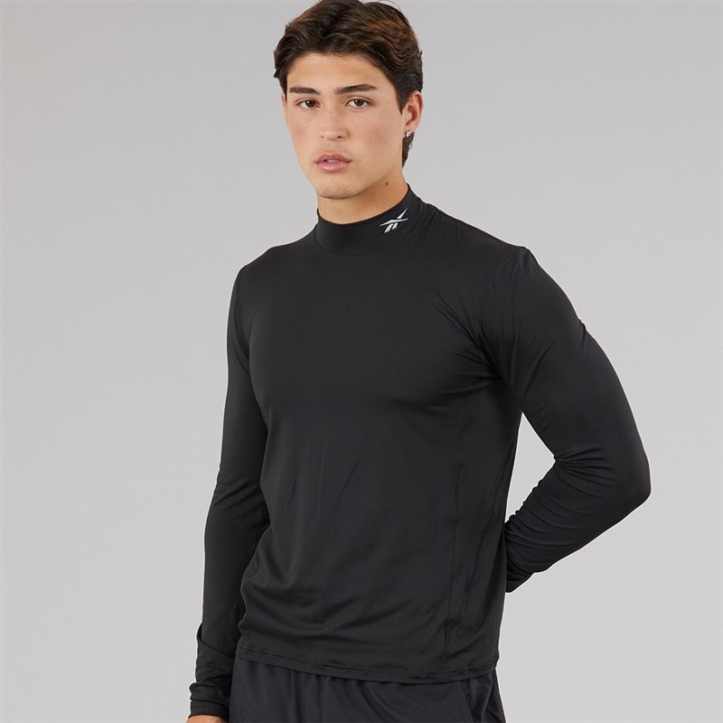 Reebok Mens Running Long Sleeve Baselayer Black