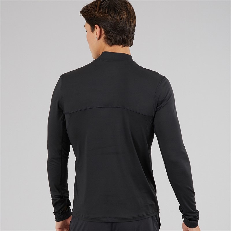 Reebok Mens Running Long Sleeve Baselayer Black - Image 2