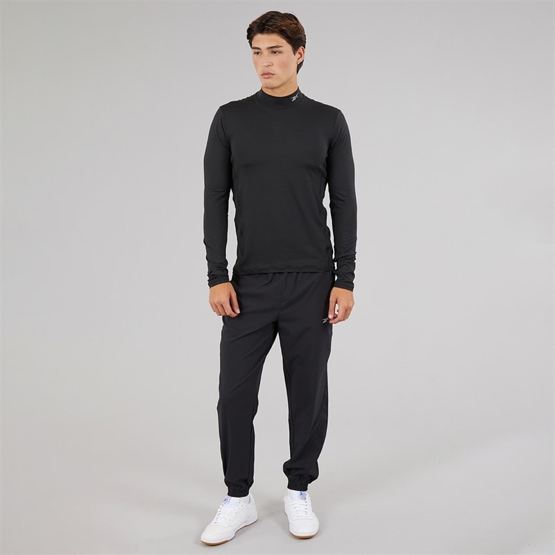 Reebok Mens Running Long Sleeve Baselayer Black - Image 3