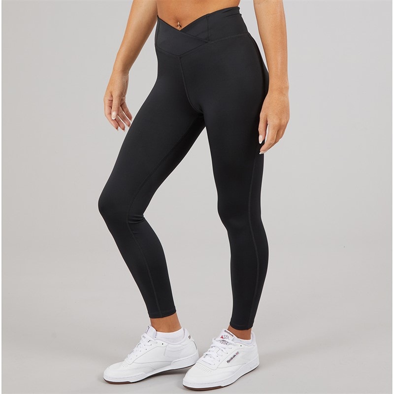 Reebok Womens Workout Ready Basic High Rise Tight Leggings Night Black - Image 2