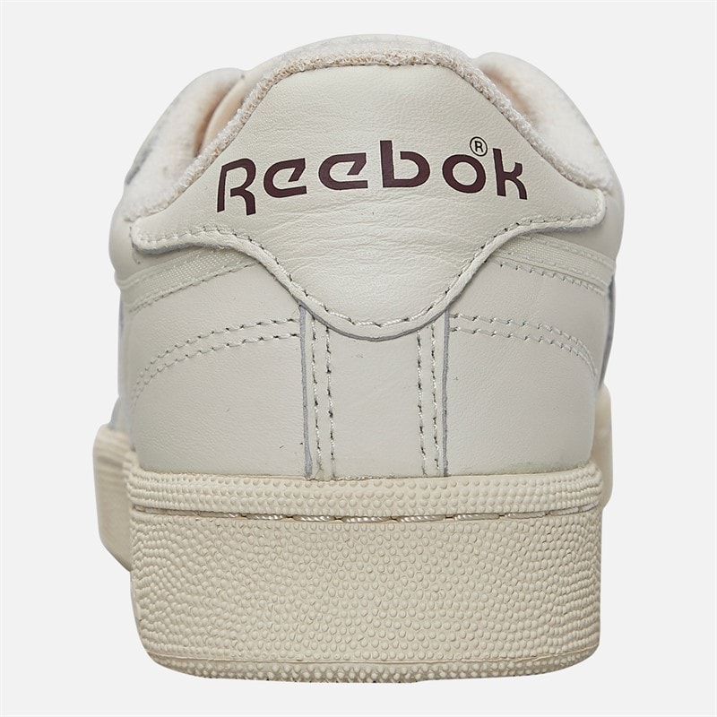 Reebok Club C 85 Vintage Trainers Chalk/Alabaster/Maroon - Image 3