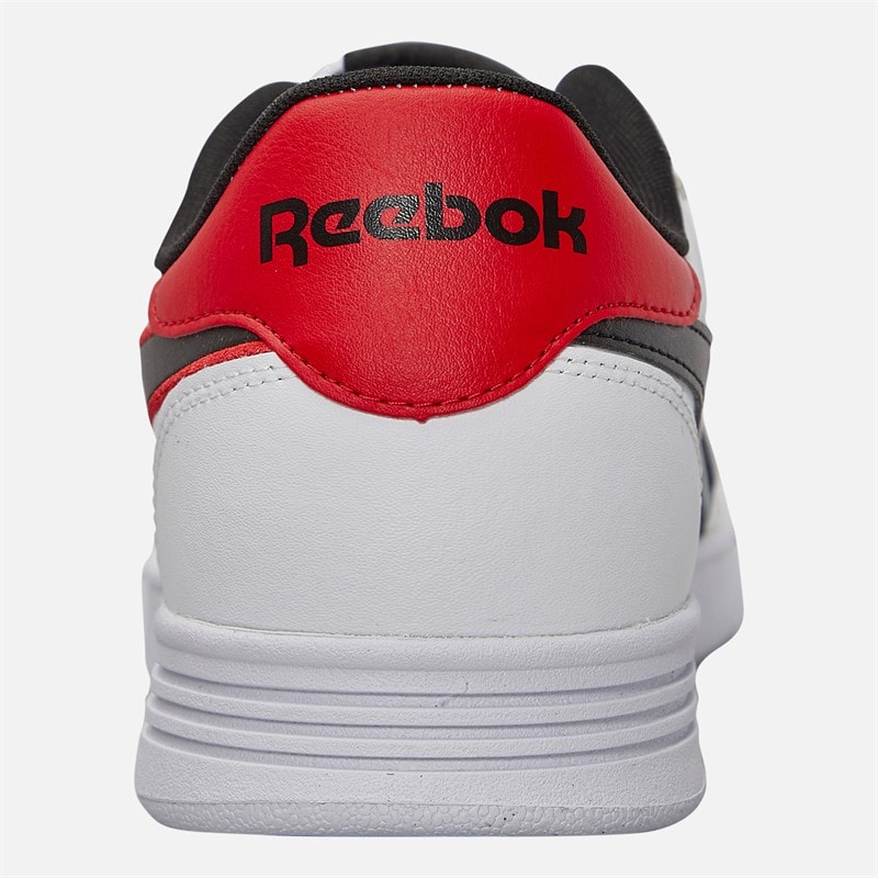 Reebok Court Advance Trainers White/Black/Vector Red - Image 3