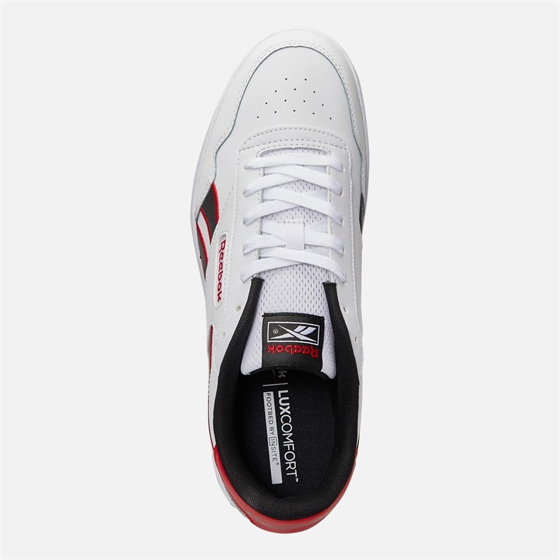 Reebok Court Advance Trainers White/Black/Vector Red - Image 4