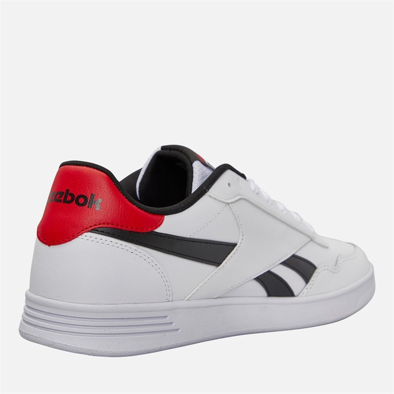 Reebok Court Advance Trainers White/Black/Vector Red - Image 5