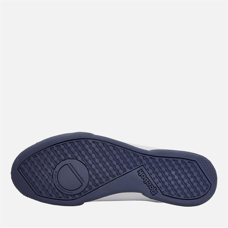 Reebok Mens NPC II Syn Trainers White/White/Vector Navy - Image 2