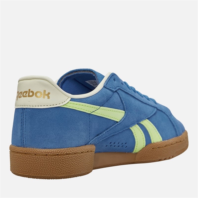 Reebok Club C Grounds Uk Trainers Kinetic Blue/Astro Lime/Vintage Chalk - Image 5