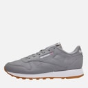 Reebok Classic Leather Trainers Pure Grey/White/Grey