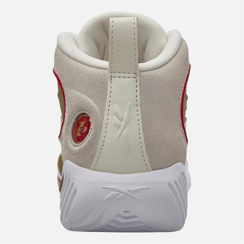 Reebok Answer III Trainers White/Vintage Chalk/Vector Red - Image 3
