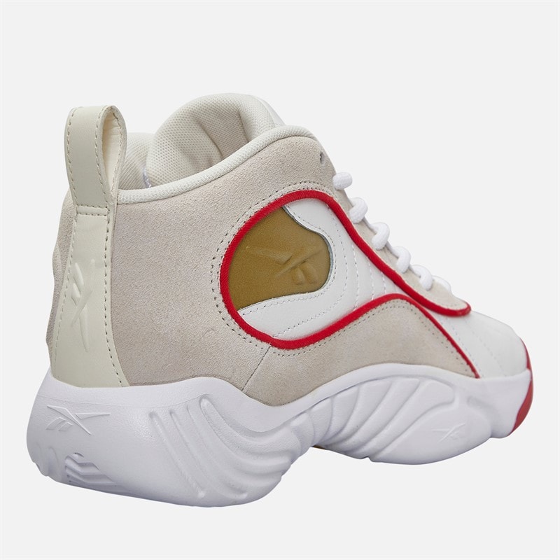 Reebok Answer III Trainers White/Vintage Chalk/Vector Red - Image 5