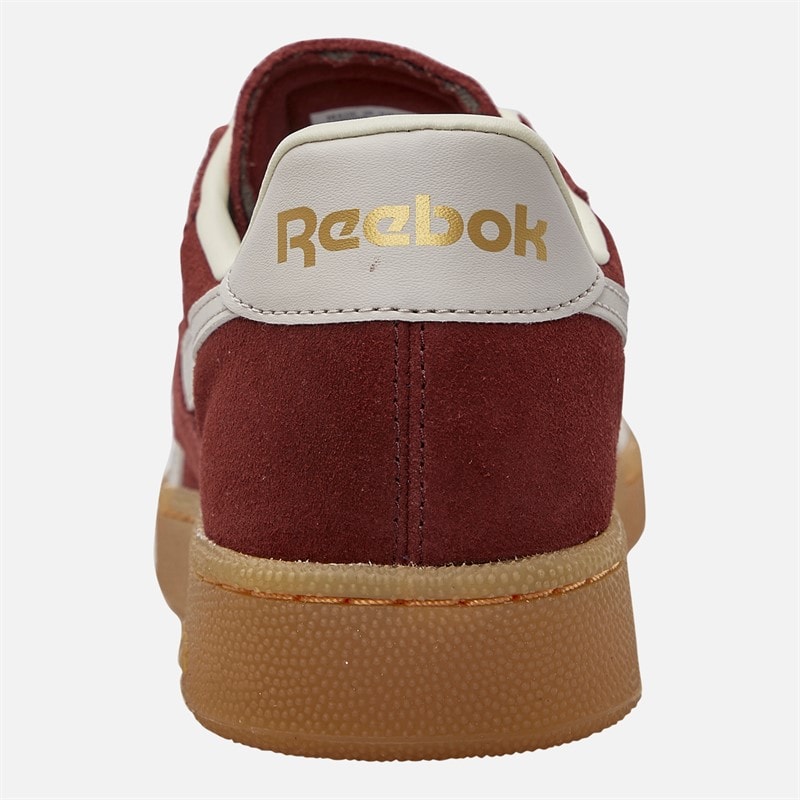 Reebok Club C Grounds UK Trainers Rich Marooon/Moonstone/Rbk Brass - Image 3