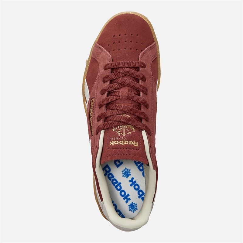 Reebok Club C Grounds UK Trainers Rich Marooon/Moonstone/Rbk Brass - Image 4