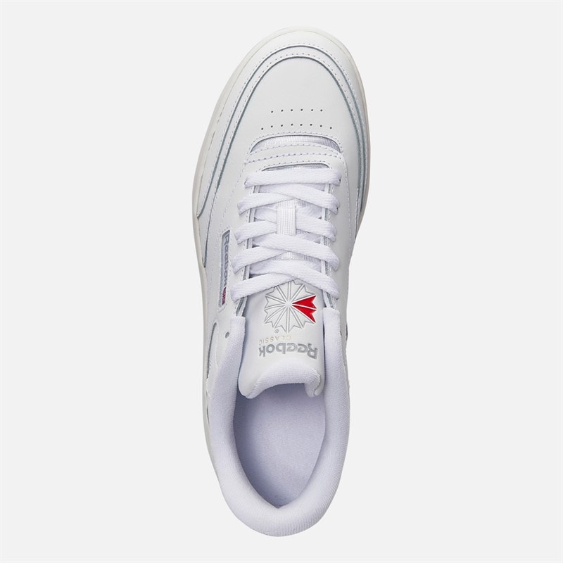 Reebok Club C Extra Trainers Footwear White/White/Pure Grey - Image 4