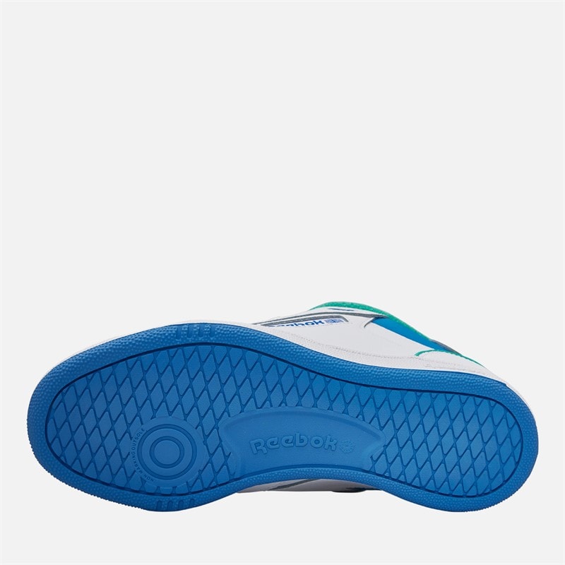 Reebok Club C Bulc Trainers White/Unleashed Green/Kinetic Blue - Image 2