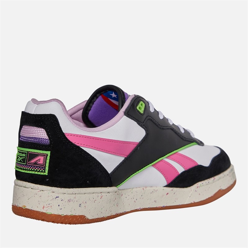 Reebok BB 4000 II Trainers Black/White/Pink - Image 5