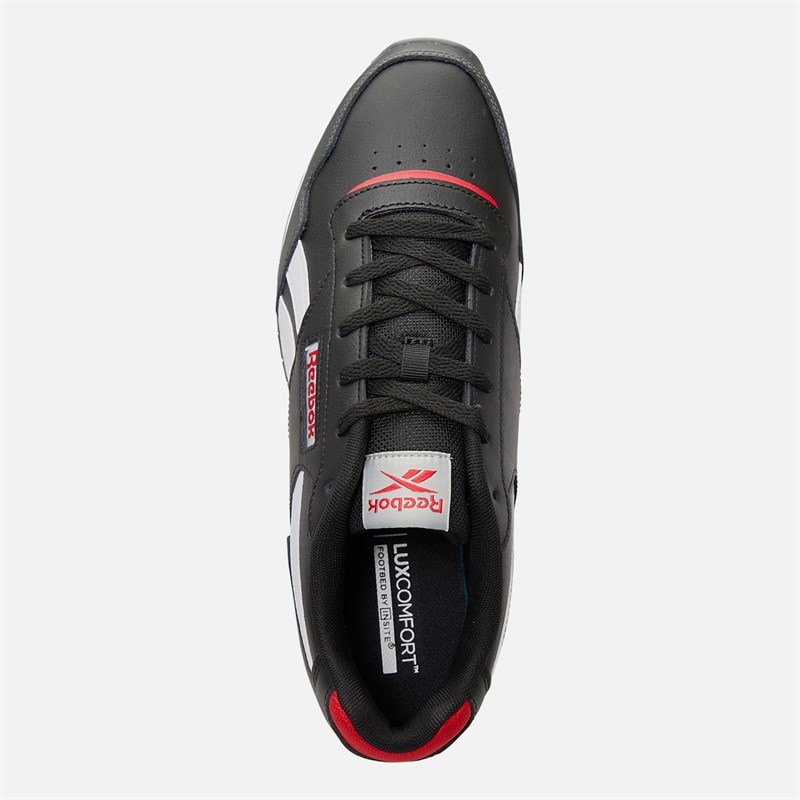 Reebok Glide Trainers Black/White/Vector Red - Image 4
