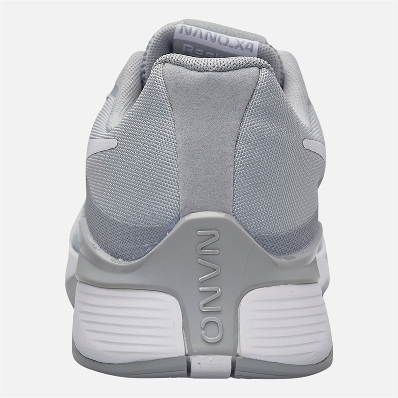Reebok Nano X4 TR Training Shoes Pure Grey 3/White/Pure Grey 3 - Image 3