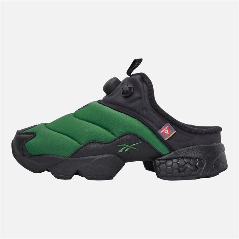 Reebok X South2 West8 Instapump Fury Mule Trainers Green/Black/Black