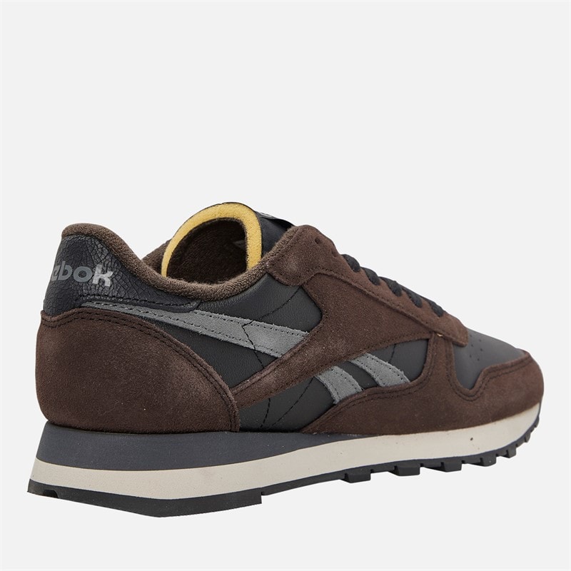 Reebok Classic Leather Trainers Black/Dark Matter/Grey 5 - Image 5