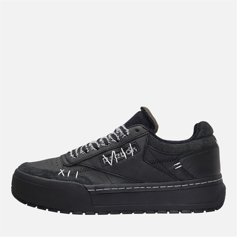 Reebok X Universal Monsters Club C Megacourt 'The Bride' Trainers Black/White/Black - Image 1