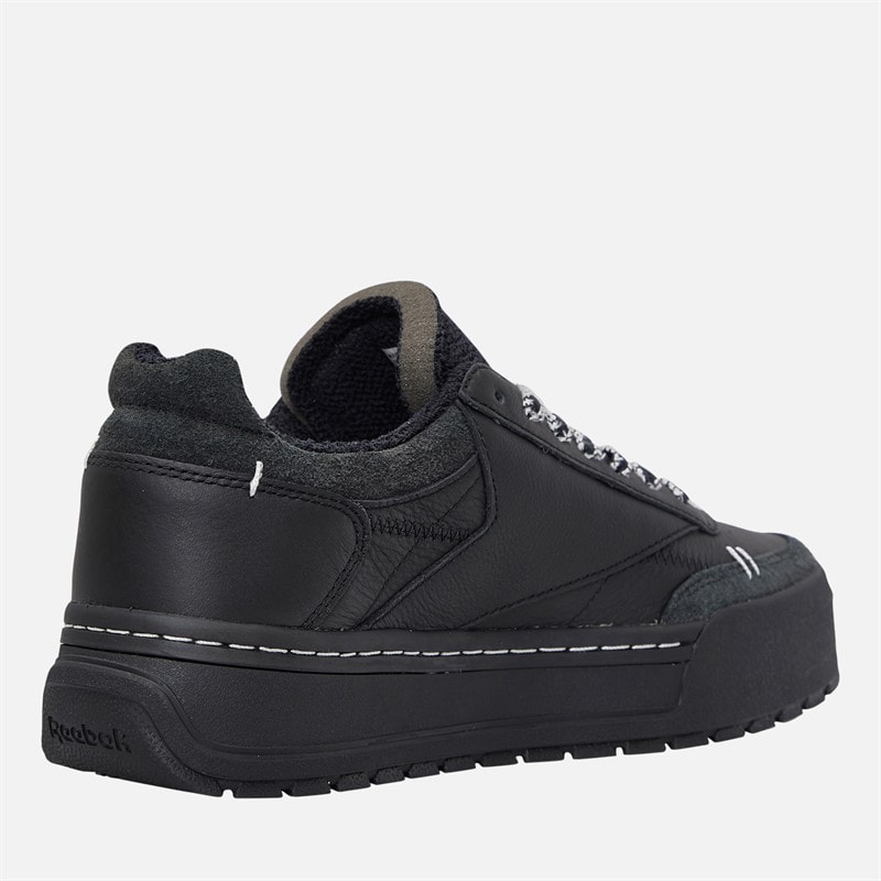 Reebok X Universal Monsters Club C Megacourt 'The Bride' Trainers Black/White/Black - Image 5