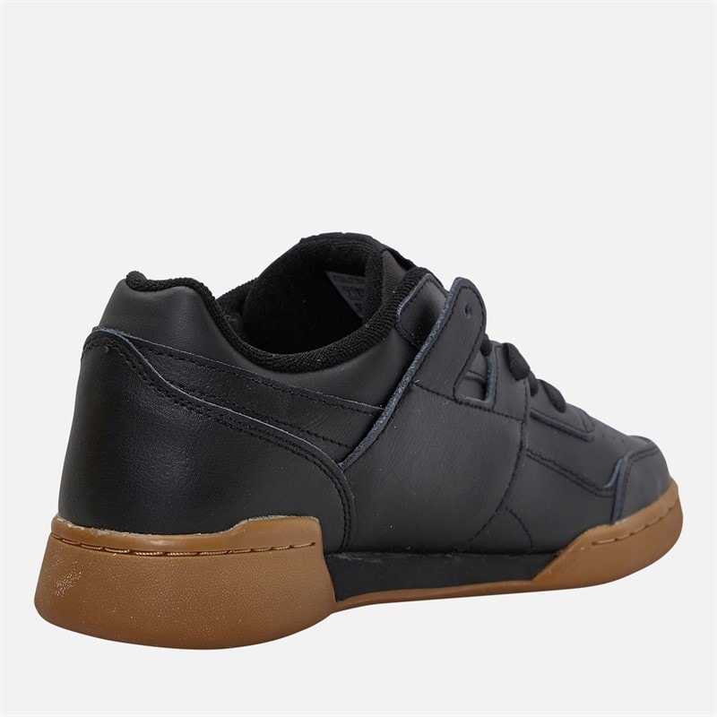 Reebok Workout Plus Trainers Black/Carbon/Classic Red/Reebok Royal Gum - Image 5