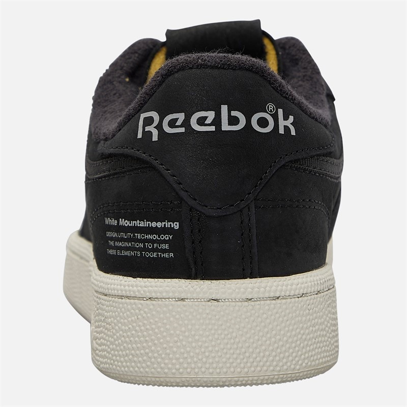 Reebok X White Mountaineering Club C 85 Trainers Black/Chalk/Grey - Image 3