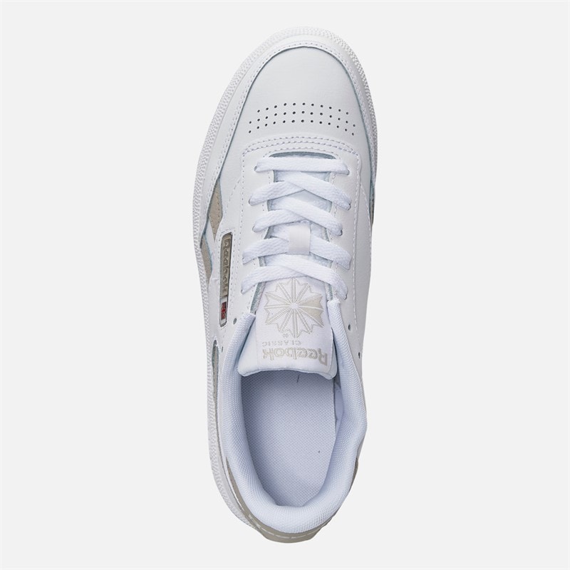 Reebok Womens Club C Revenge Trainers White/White/Moonstone - Image 4