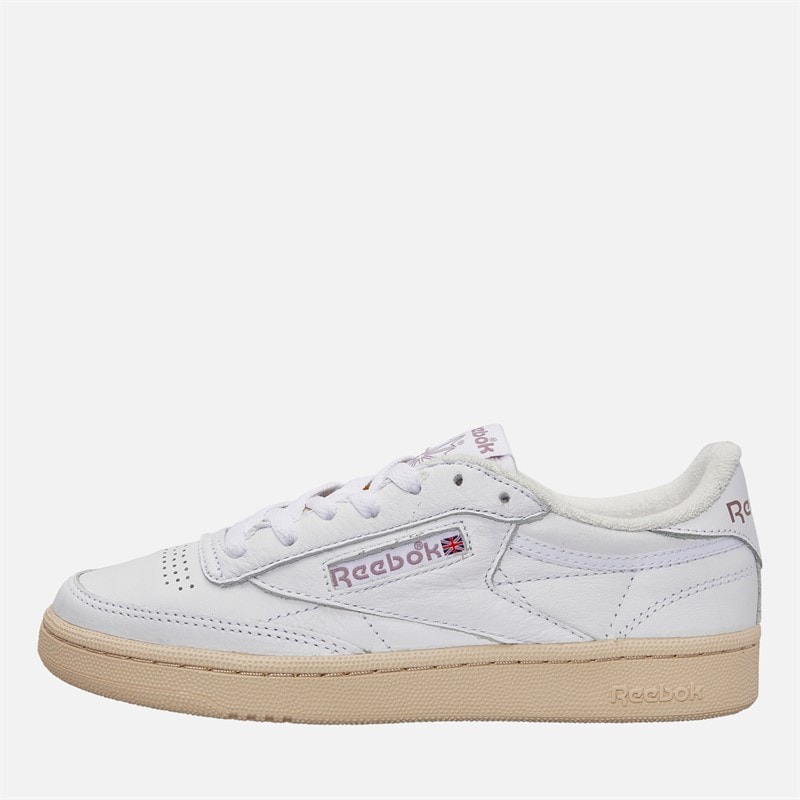 Reebok Womens Club C 85 Vintage Trainers White/Chalk