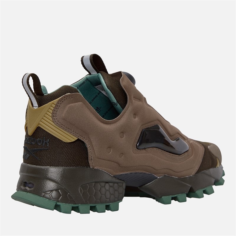 Reebok Instapump Fury 94 Cordura Trainers Dark Matte/Utility Brown/Khaki Brown - Image 5