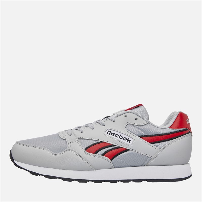 Reebok Mens Ultra Flash Trainers Grey/Vector Red/Black