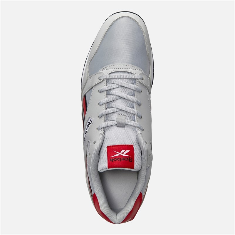 Reebok Mens Ultra Flash Trainers Grey/Vector Red/Black - Image 4
