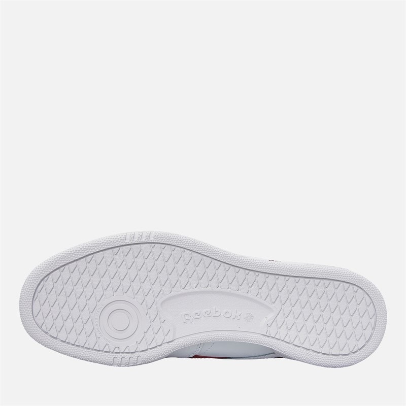 Reebok Club C Revenge Trainers White/Rich Marooon/White - Image 2