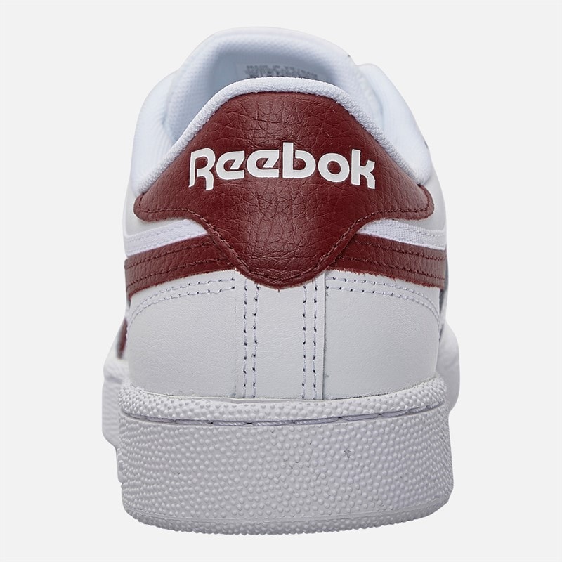 Reebok Club C Revenge Trainers White/Rich Marooon/White - Image 3