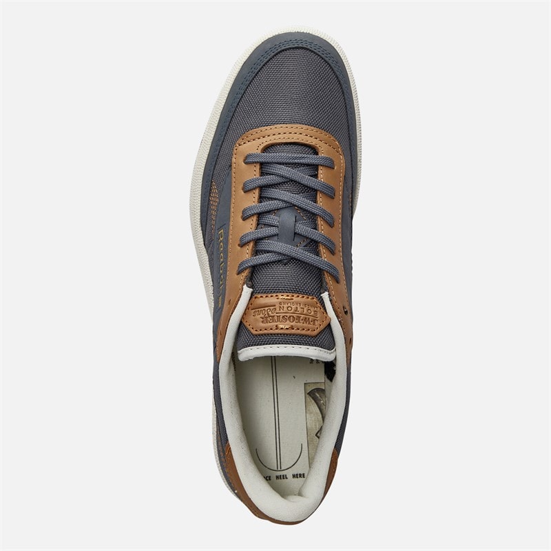 Reebok Club C 85 Vintage Trainers Pure Grey/Chalk/Terracotta - Image 4