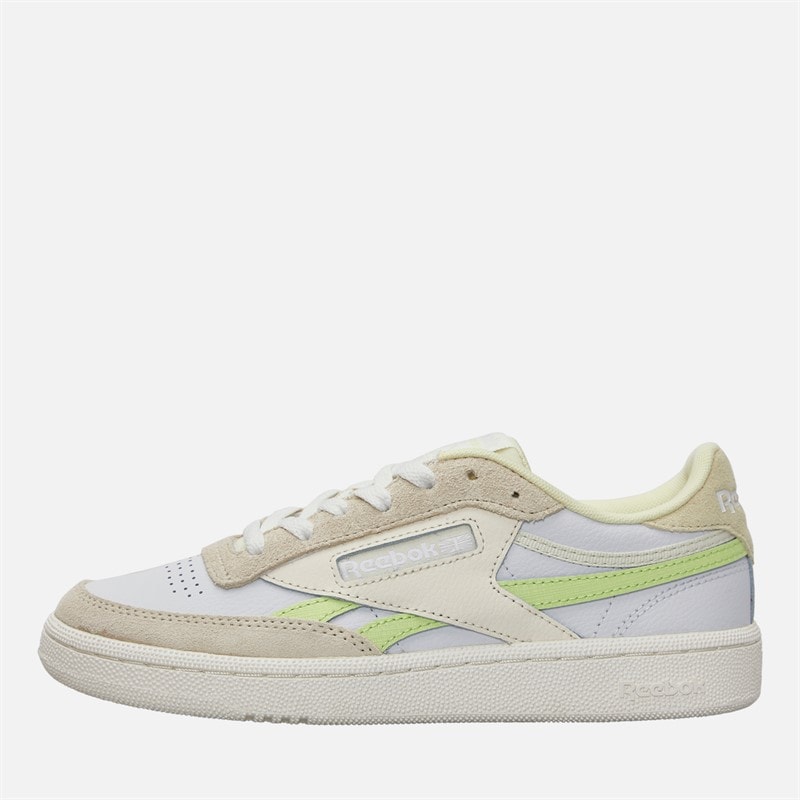 Reebok Womens Club C Revenge Trainers Moon/Astro Lime/Weathered White