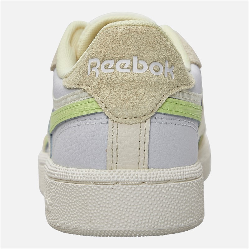 Reebok Womens Club C Revenge Trainers Moon/Astro Lime/Weathered White - Image 3