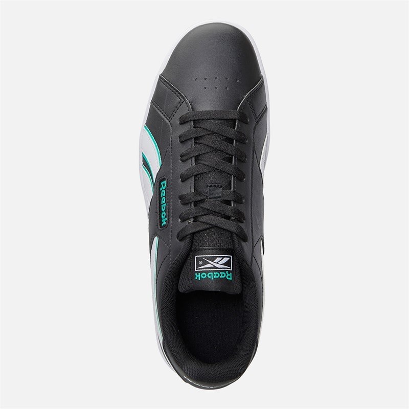 Reebok Court Retro Trainers Black/White/Unleashed Green - Image 4