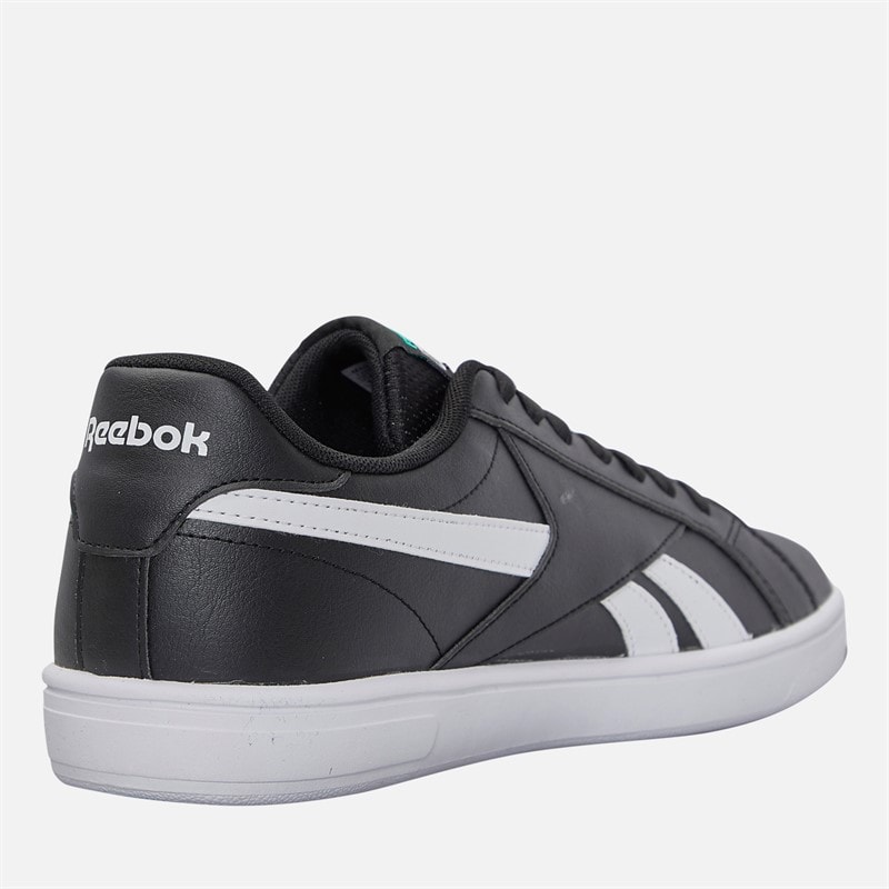 Reebok Court Retro Trainers Black/White/Unleashed Green - Image 5