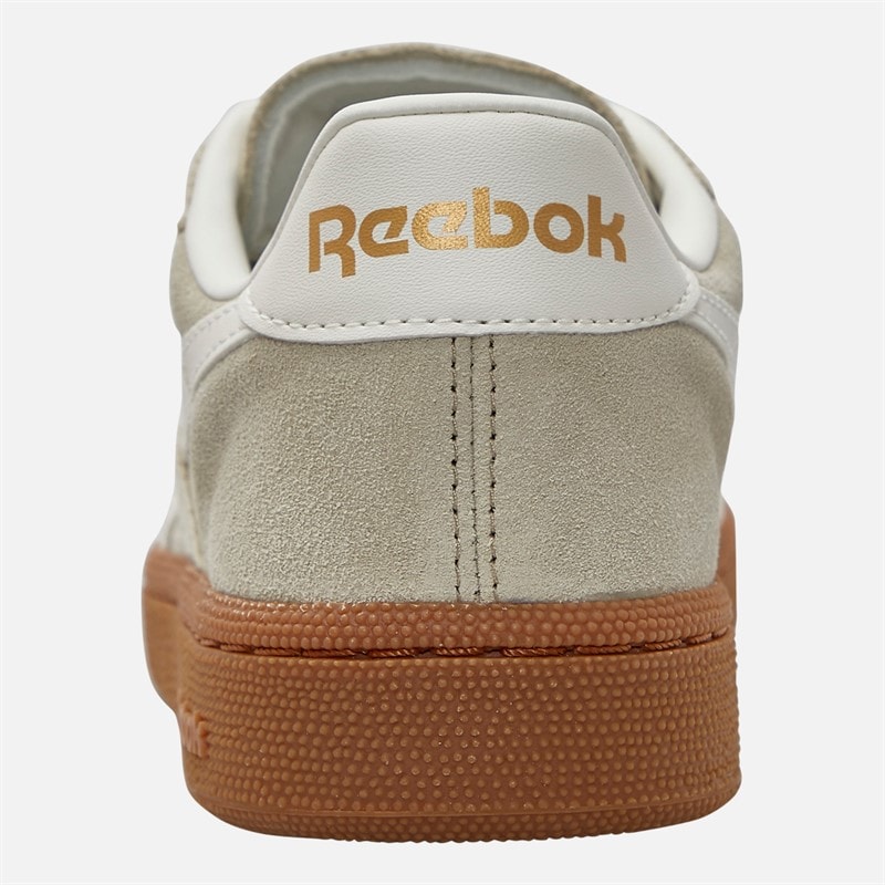 Reebok Womens Club C Grounds UK Trainers Classic Beige/Chalk/Gum - Image 3