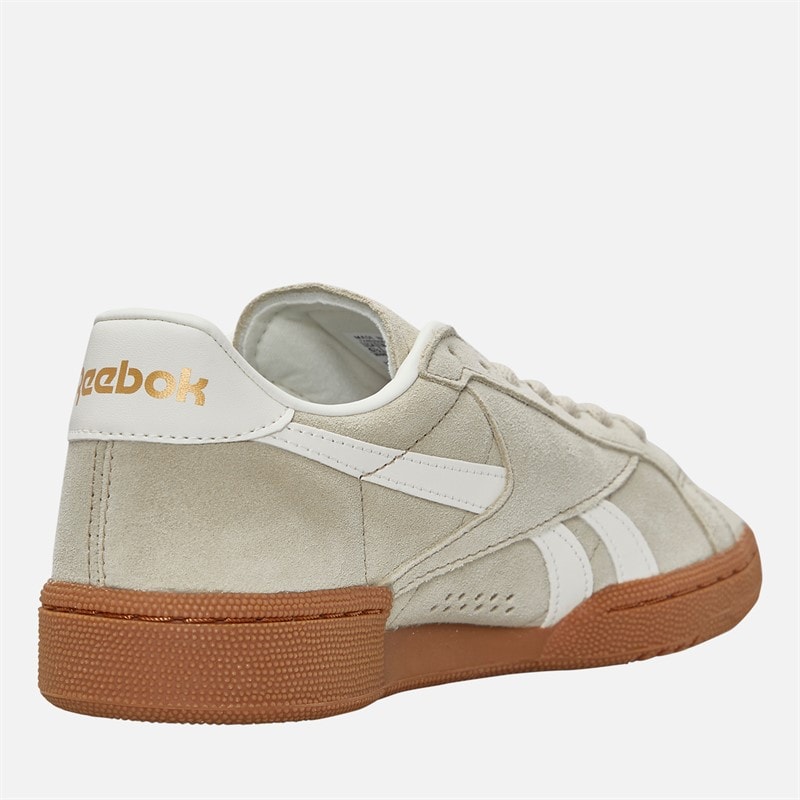 Reebok Womens Club C Grounds UK Trainers Classic Beige/Chalk/Gum - Image 5