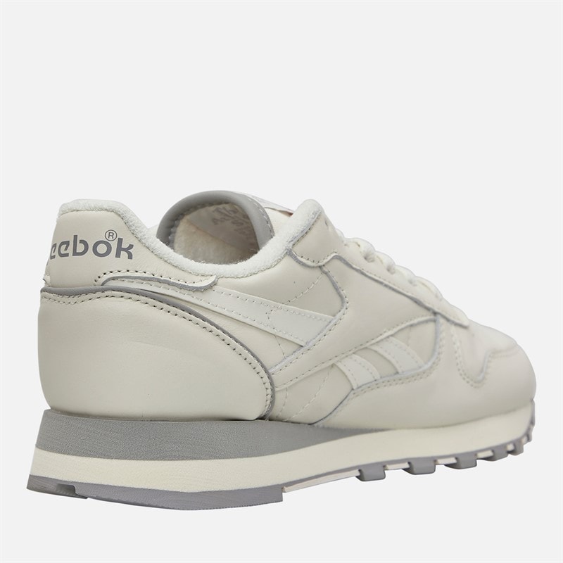 Reebok Classic Leather 1983 Vintage Trainers Vintage Chalk/Grey/Vector Red - Image 5