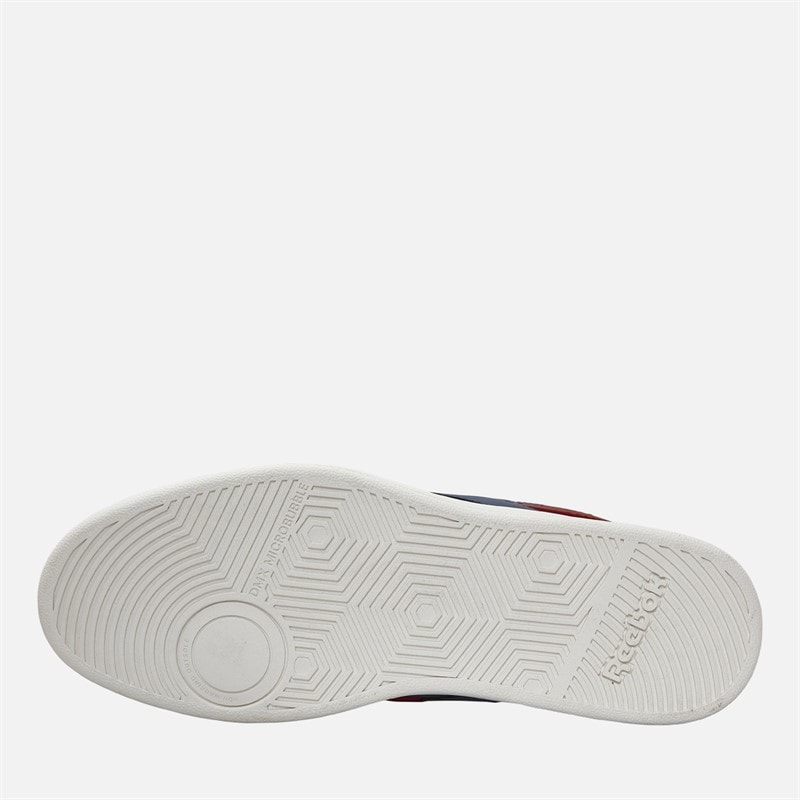 Reebok Court Advance Clip Trainers Navy/Brick Red/Chalk - Image 2