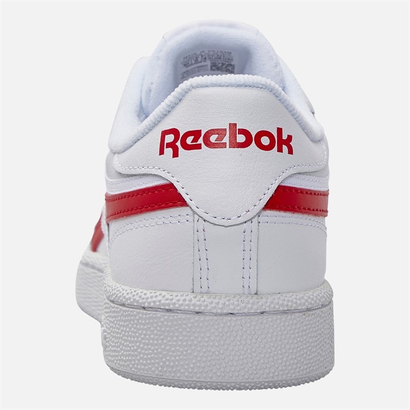 Reebok Club C Revenge Trainers White/Vector Red/White - Image 3