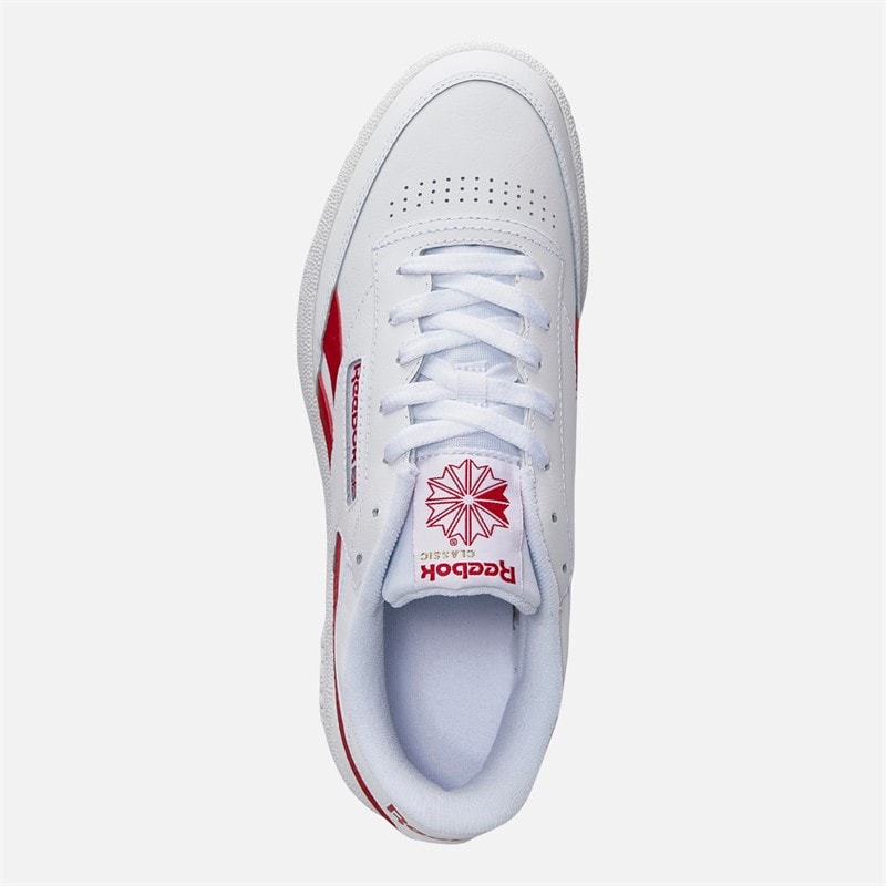 Reebok Club C Revenge Trainers White/Vector Red/White - Image 4