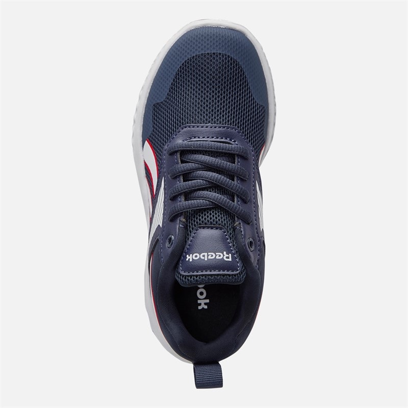 Reebok Junior Rush Runner 5 Neutral Running Shoes Vector Navy/White/Vector Red - Image 4