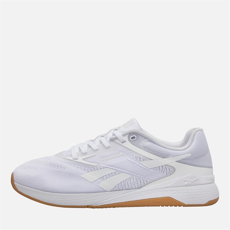 Reebok Womens Nano X5 Training Shoes White/Barely Grey/Reebok Gum