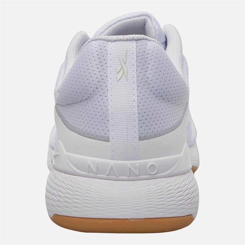 Reebok Womens Nano X5 Training Shoes White/Barely Grey/Reebok Gum - Image 3