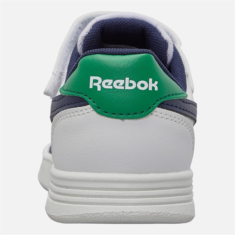Reebok Boys Court Advance Trainers White/Vector Navy/Glen Green - Image 3