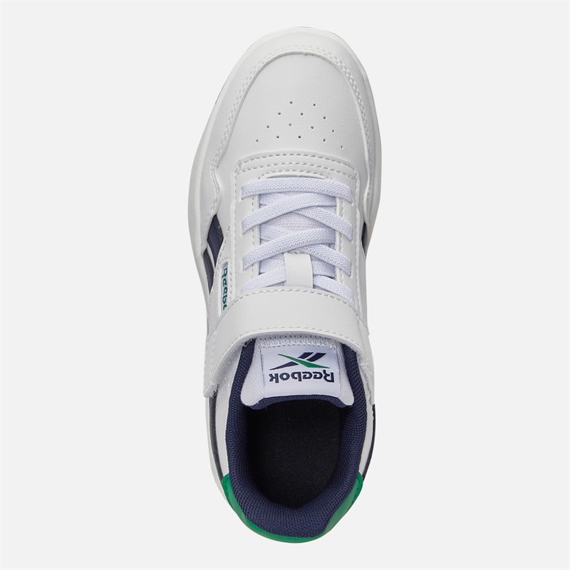 Reebok Boys Court Advance Trainers White/Vector Navy/Glen Green - Image 4