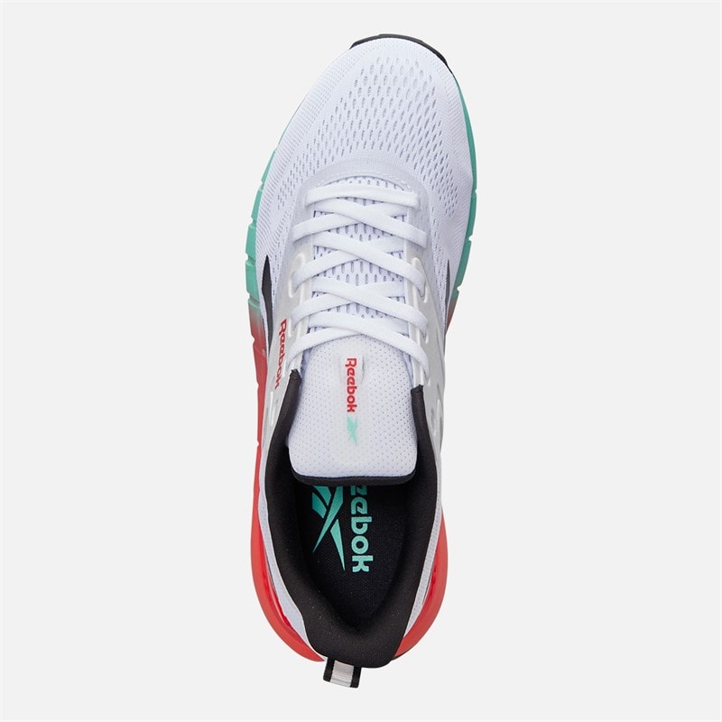 Reebok Mens Nano Gym Training Shoes White/Black/Energy Red - Image 4